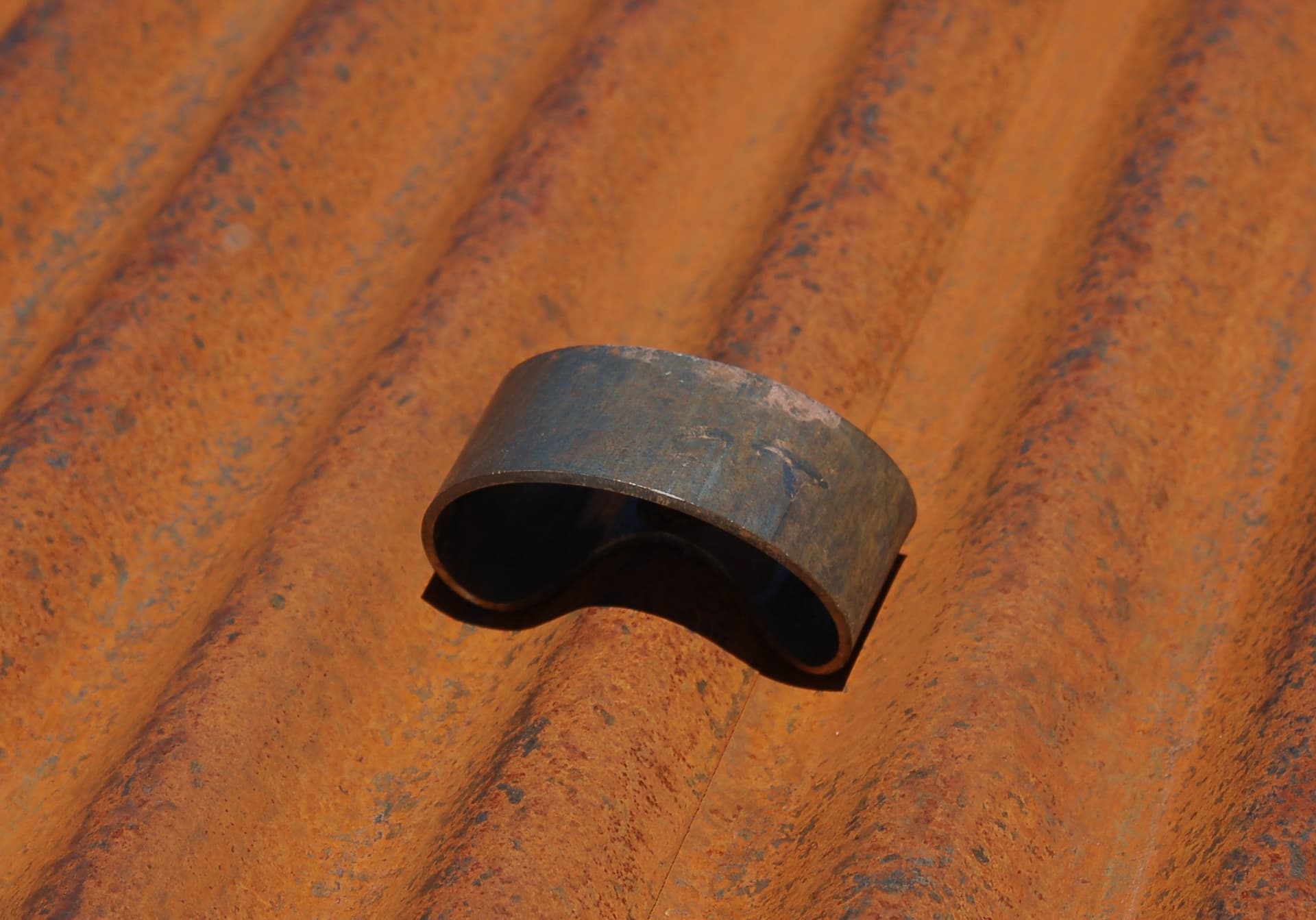 Snow Guards and Rusty Metal Roofs