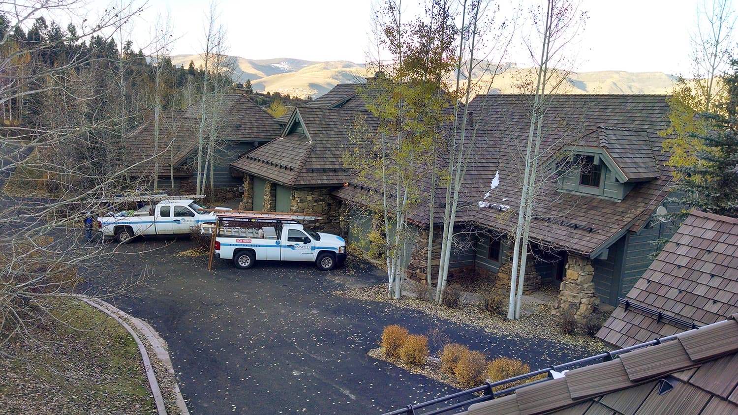 Buckhorn Townhomes in Bachelor Gulch, CO uses Rocky Mountain Snow Guards