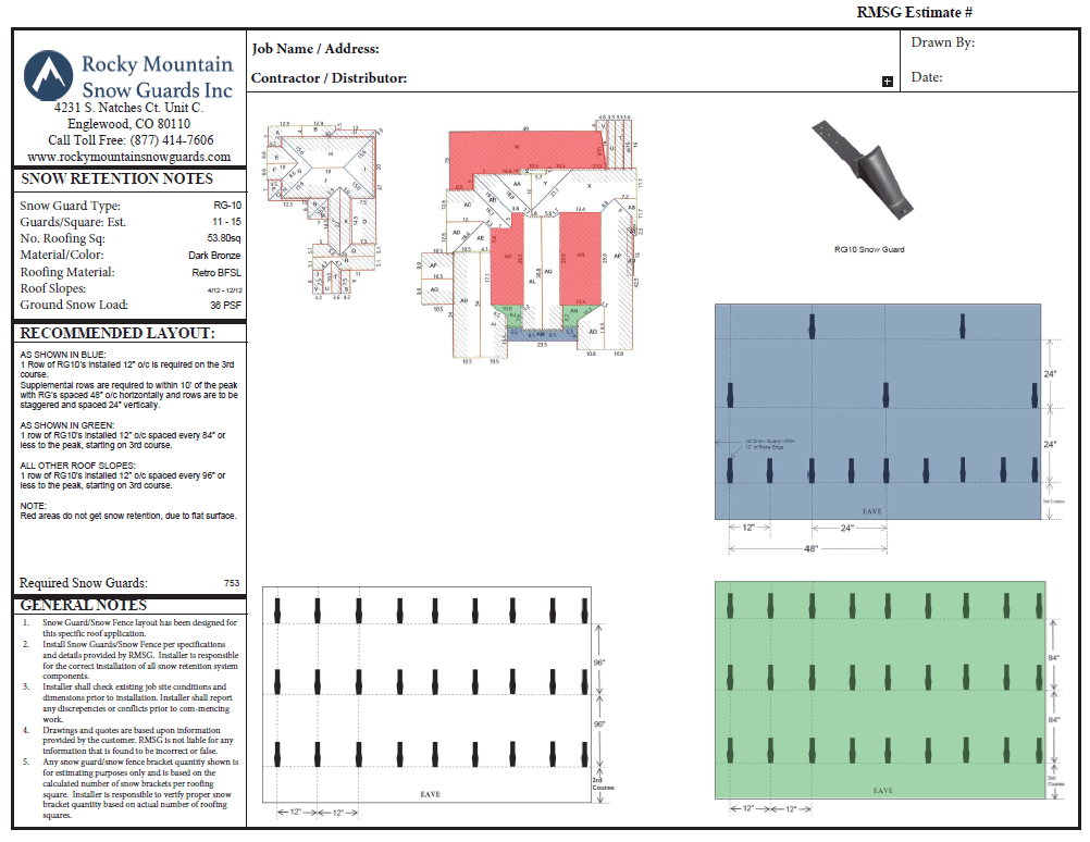 Free Snow Retention Quote Service Benefits Roofing Contractors, Architects and Property Owners