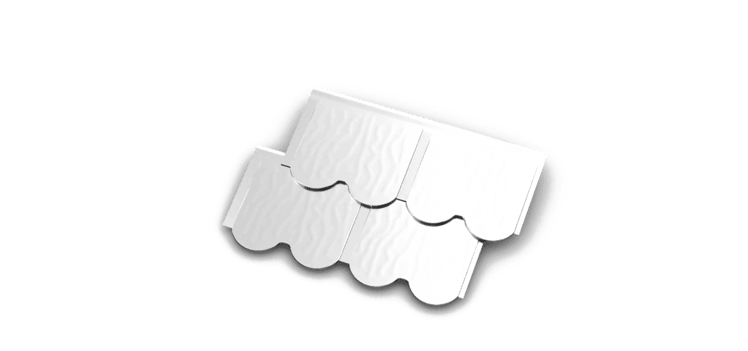 Fish Scale Metal Shingle