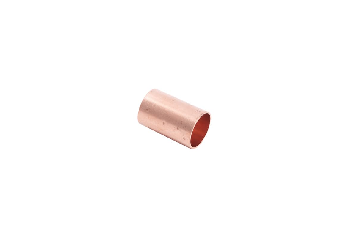 Copper 1" OD Tubing Coupler