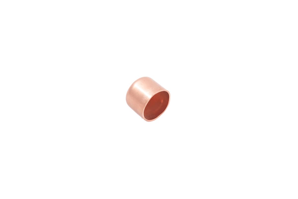 Copper 1" OD Tubing End Cap