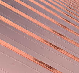 Copper Standing Seam Metal Panels