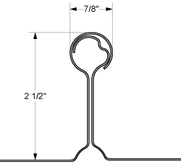 Bulb Seam - 2.5"