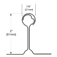 Bulb Seam - 2"