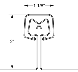 Bulb Seam Cap - 2"