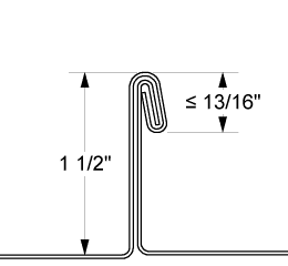 Double Fold (Tall Fold) - 1.5"