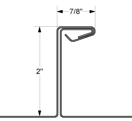 Single Fold - 2"