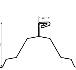 Trap Single Fold - 3"
